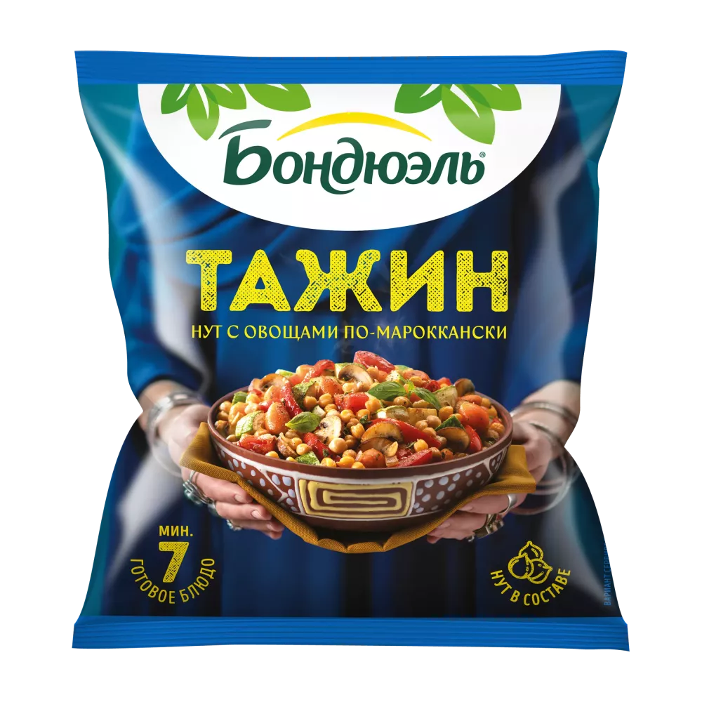 Овощи Бондюэль Тажин по-маррокански, смесь замороженная, 400 г