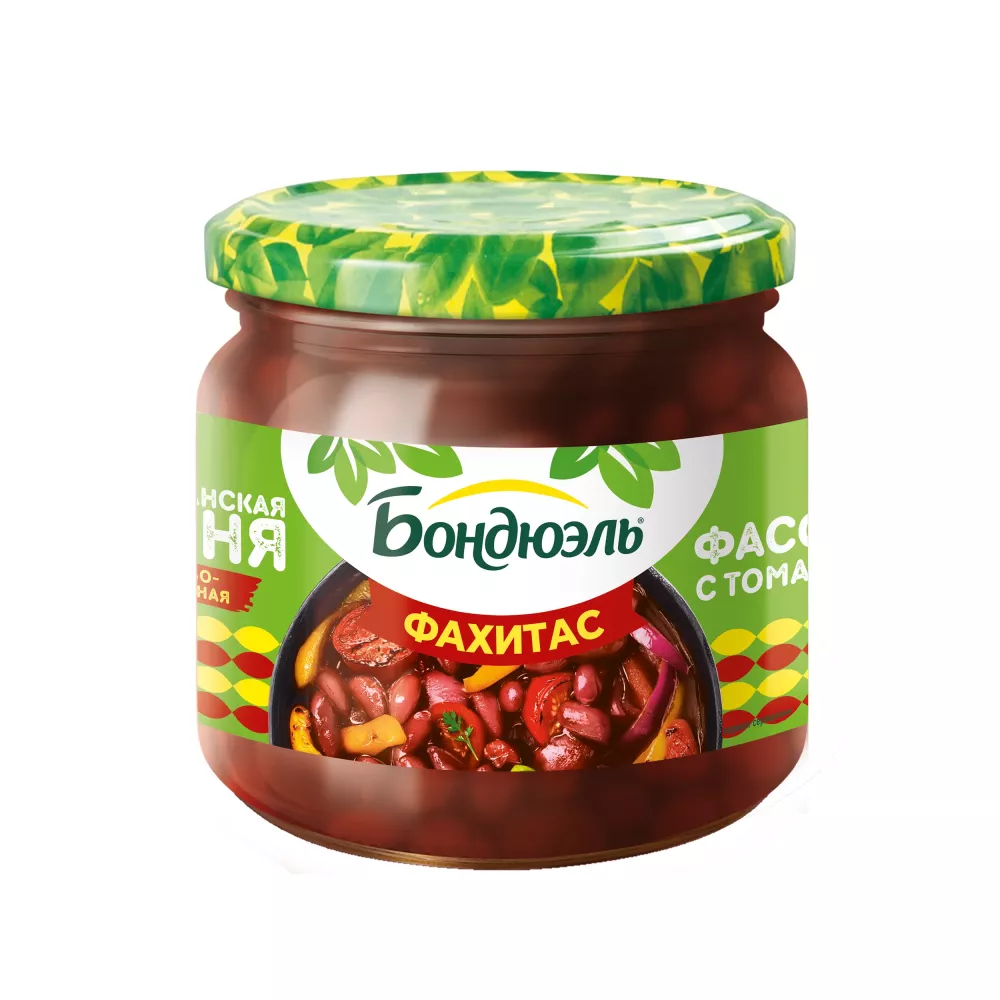 Կարմիր լոբի լոլիկի սոուսով "Ֆախիտաս" 350 մլ