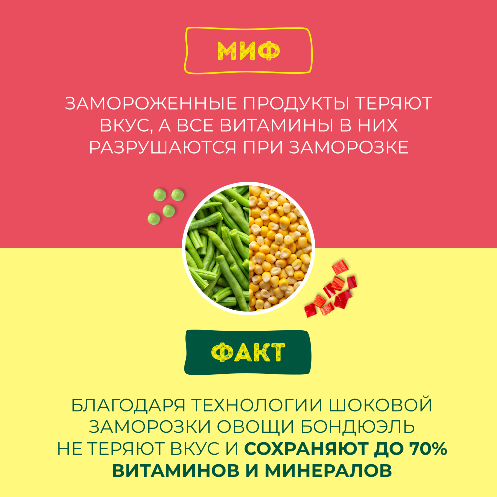 Мексиканская смесь Бондюэль, замороженная, 400 г
