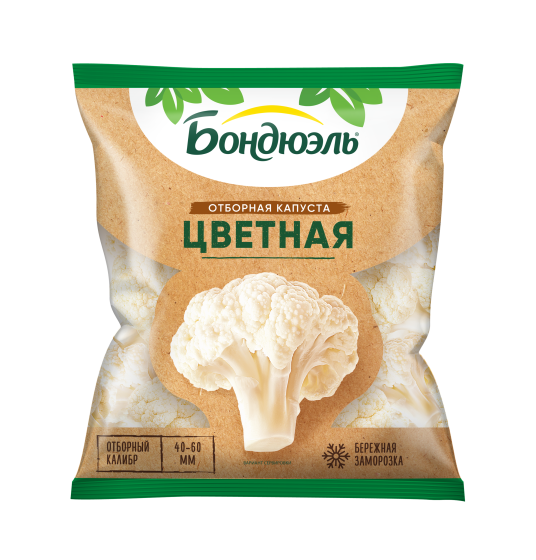 Ծաղկակաղամբ Bonduelle սառեցված, ֆերմերային, 400 գ